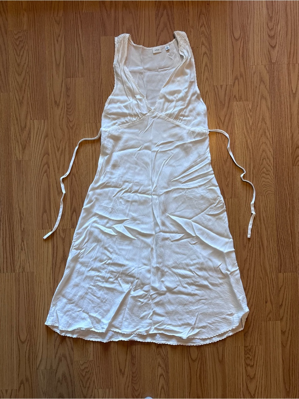 White Women’s Linen Dress